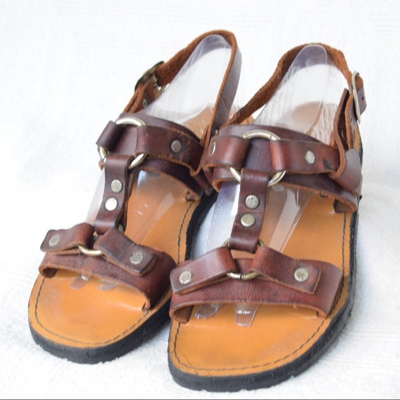 vintage tire tread sandals